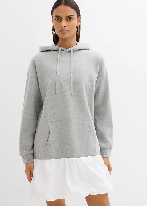 Robe sweat &agrave; base boule, bonprix