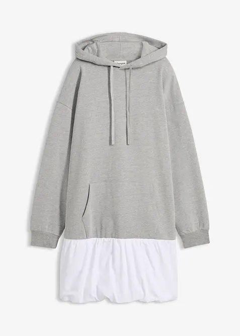 Robe sweat &agrave; base boule, bonprix