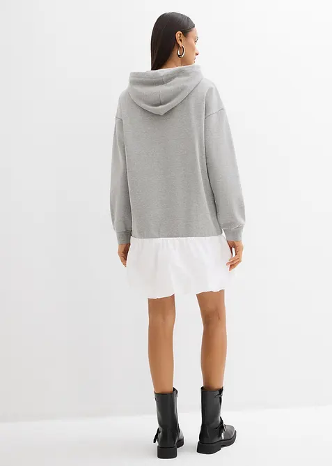 Robe sweat &agrave; base boule, bonprix