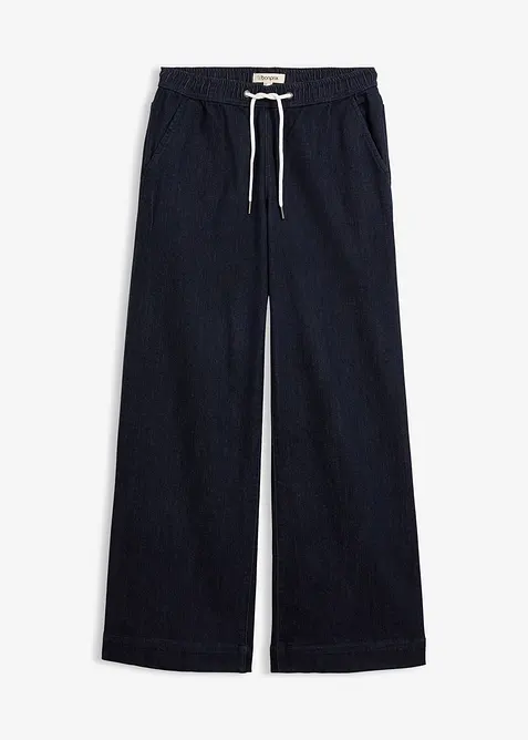 Jean large taille mi-haute, extensible, bonprix