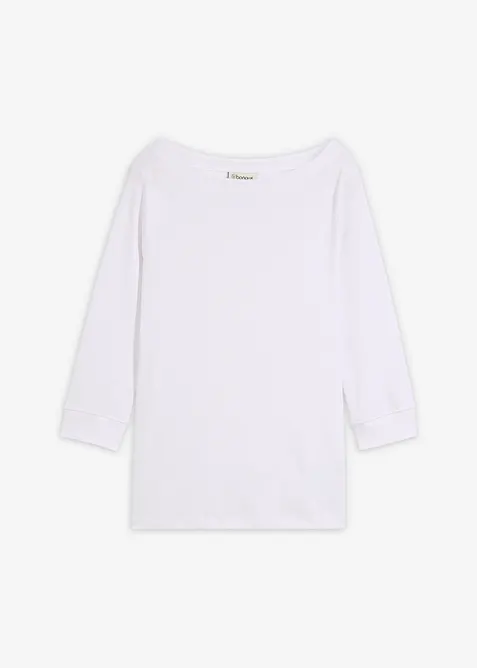 T-shirt manches longues 100% coton, bonprix