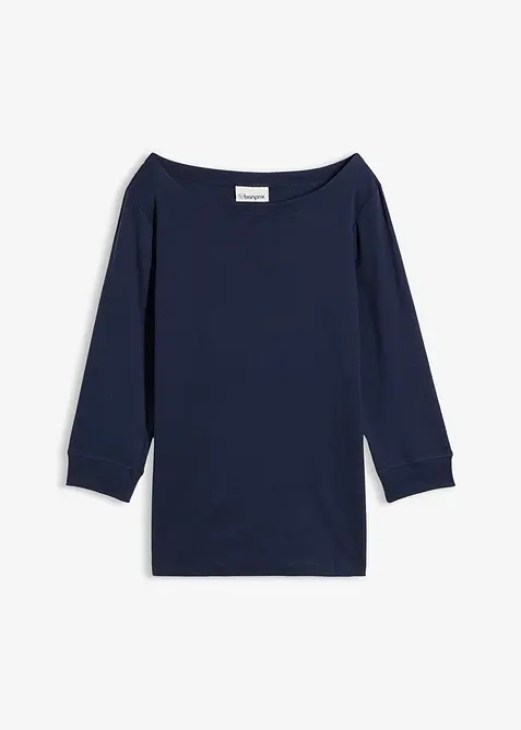 T-shirt manches longues 100% coton, bonprix