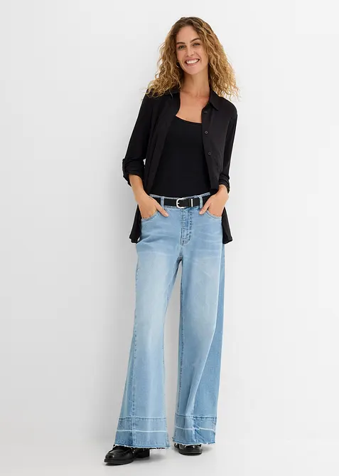 Chemisier long en jersey, bonprix