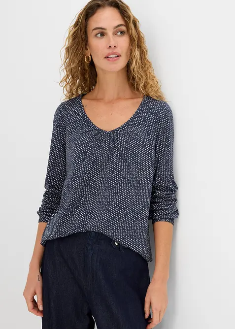 T-shirt manches longues 100% coton, bonprix