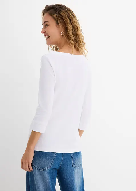 T-shirt manches longues 100% coton, bonprix