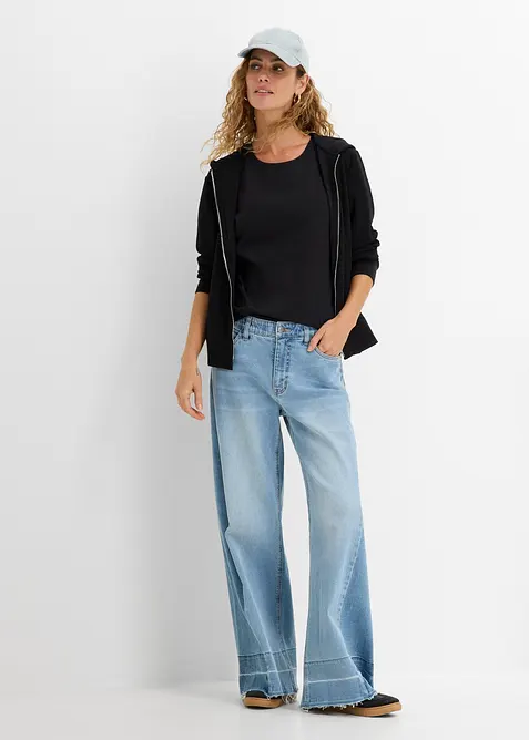 Lot de 2 T-shirts 100% coton, bonprix