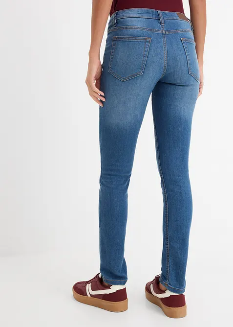Jean skinny taille mi-haute, extensible, bonprix