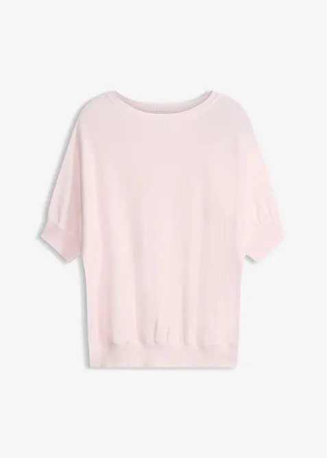 Pull en fine maille de coton m&eacute;lang&eacute;, bonprix