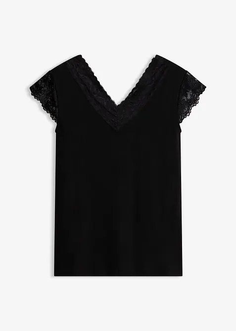 T-shirt doux en viscose extensible, bonprix