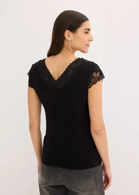 T-shirt doux en viscose extensible, bonprix