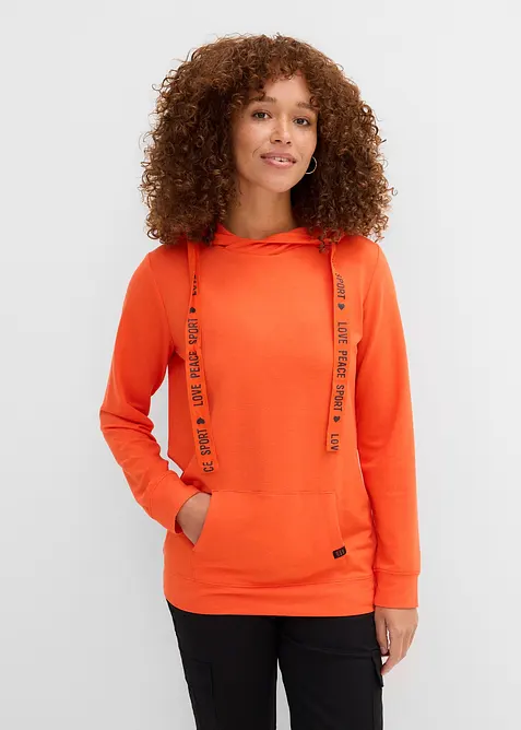 Sweat &agrave; capuche doux, bonprix
