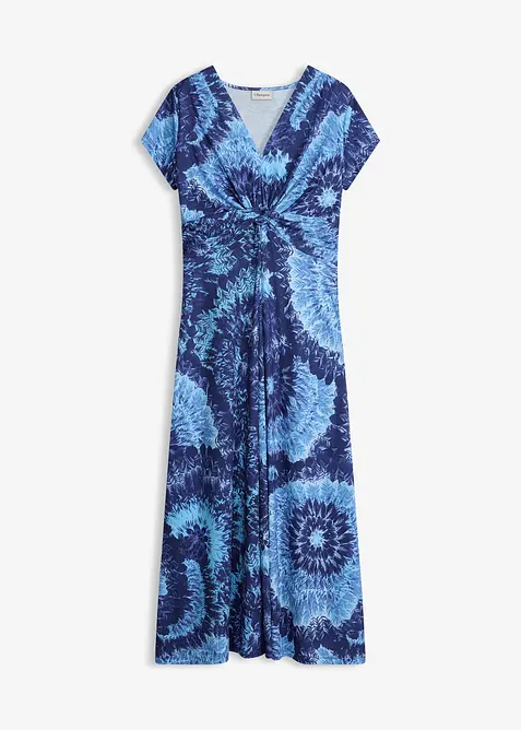 Robe longue en jersey imprim&eacute;, bonprix