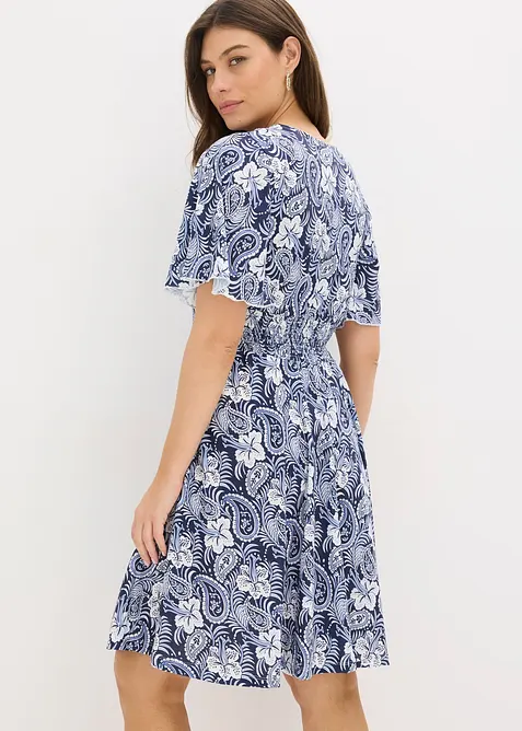 Robe courte imprim&eacute;e, bonprix