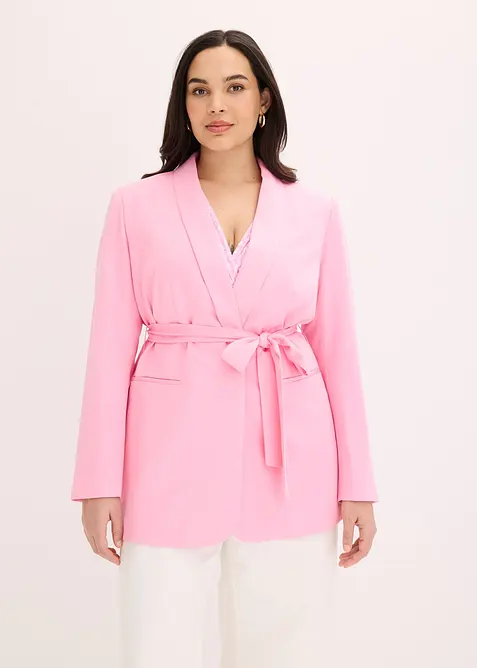 Blazer avec ceinture &agrave; nouer, bonprix