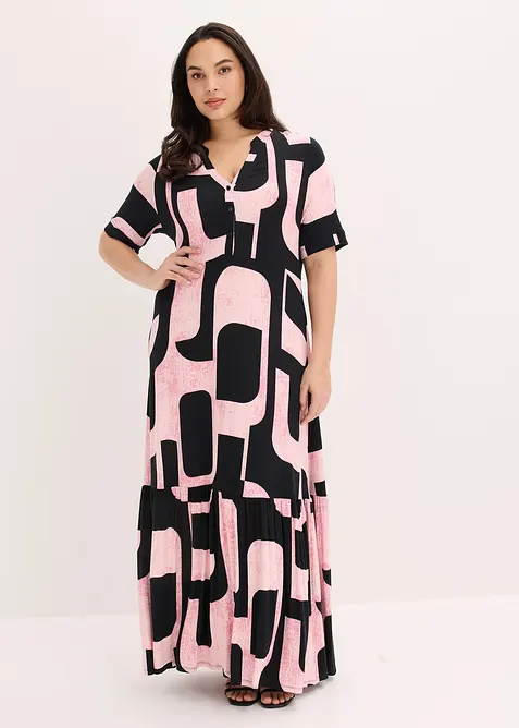 Robe longue et douce en jersey viscose, bonprix