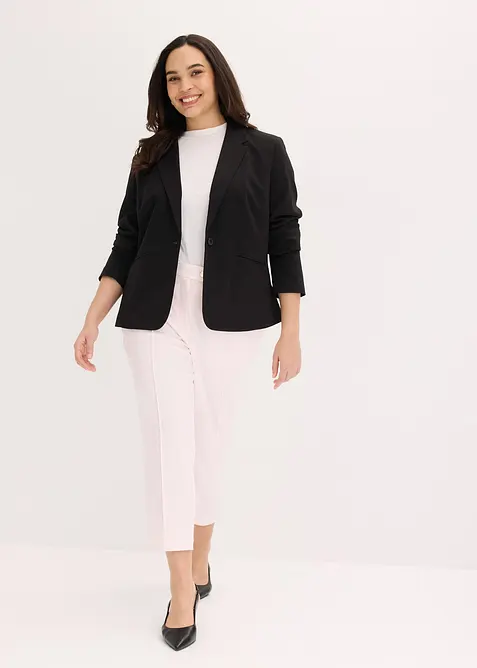 Pantalon &agrave; taille &eacute;lastiqu&eacute;e, bonprix