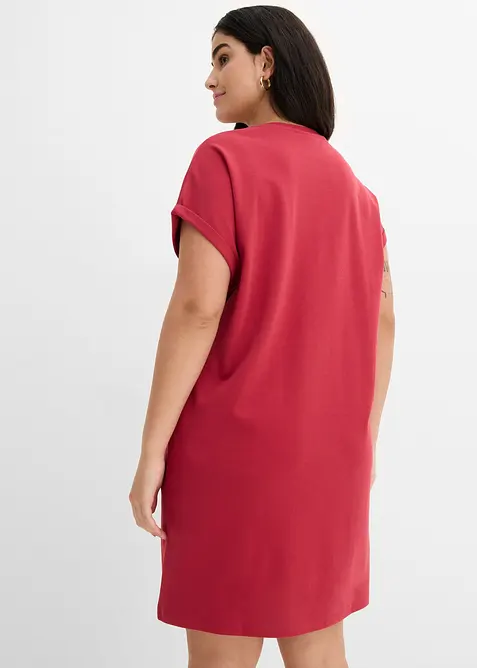 Robe courte en interlock &eacute;pais, bonprix