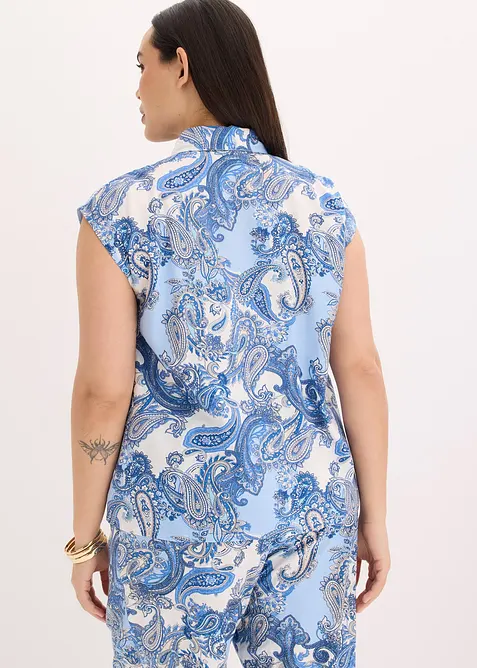 Chemisier imprim&eacute; en viscose fluide, bonprix