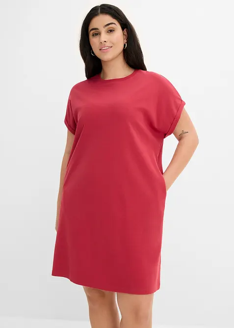 Robe courte en interlock &eacute;pais, bonprix