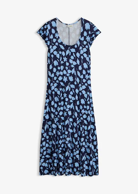 Robe imprim&eacute;e en jersey viscose, bonprix