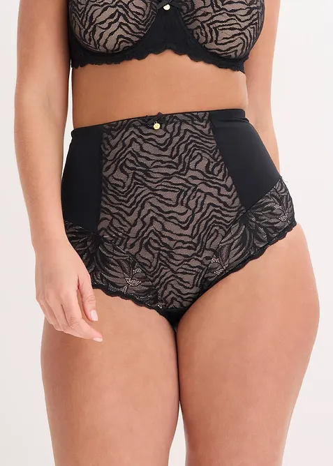 Panty sculptant &agrave; dentelle, maintien mod&eacute;r&eacute;, bonprix