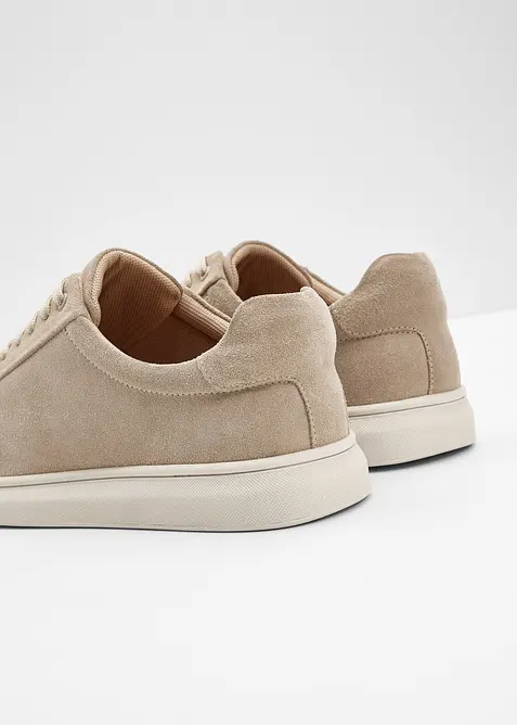 Sneakers en cuir velours, bonprix