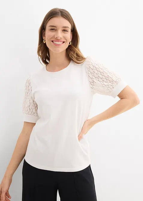 T-shirt en coton extensible, bonprix