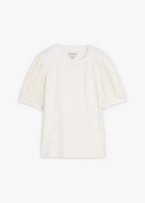 T-shirt en coton extensible, bonprix