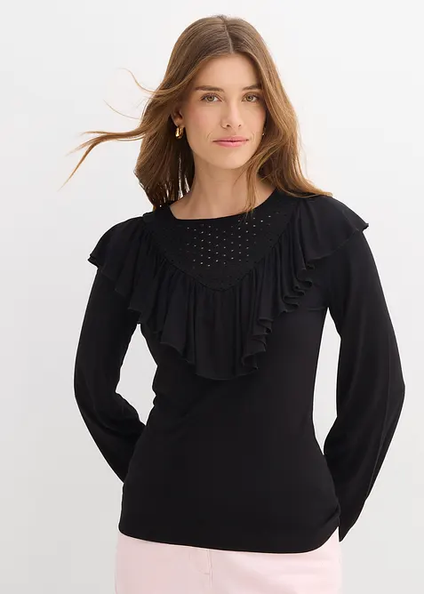 T-shirt en viscose extensible, bonprix