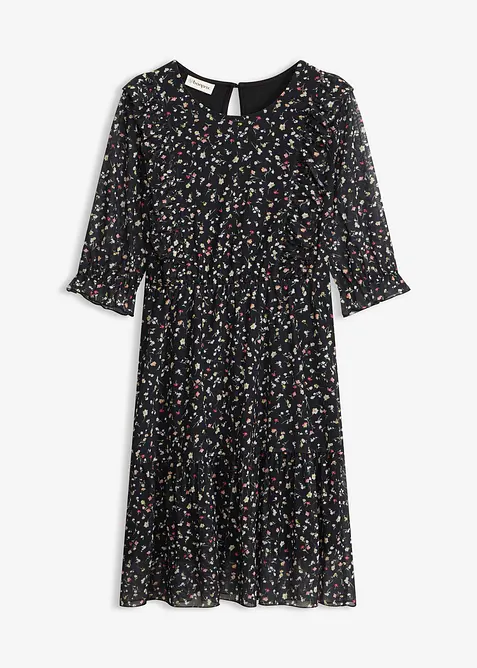 Robe en jersey et mesh fin, bonprix