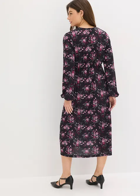 Robe en jersey &agrave; manches ballon, bonprix