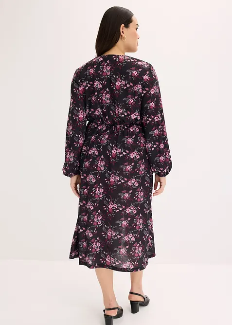 Robe en jersey &agrave; manches ballon, bonprix