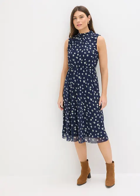 Robe en jersey et mesh fin, bonprix