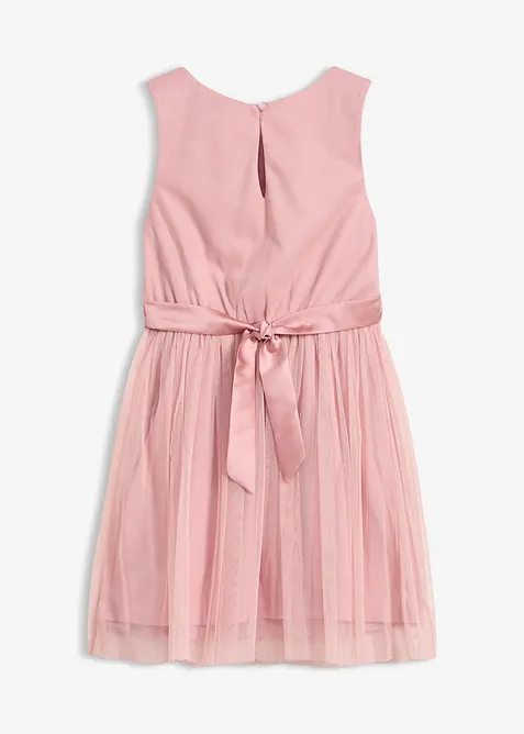 Robe midi en dentelle et tulle, bonprix