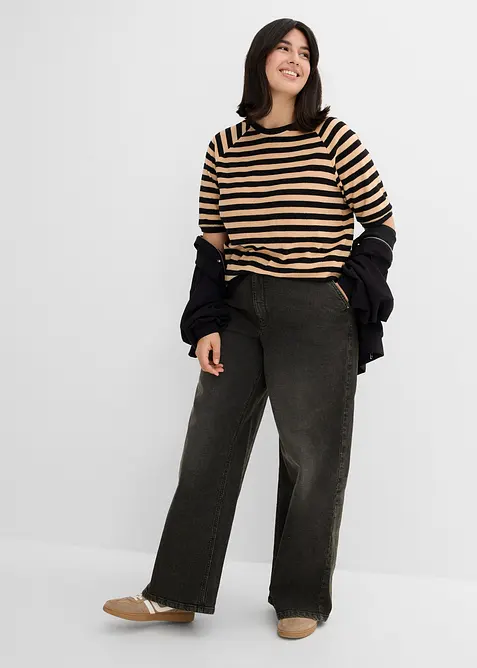 T-shirt en tissu &eacute;ponge doux, bonprix