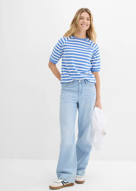 T-shirt en tissu &eacute;ponge doux, bonprix