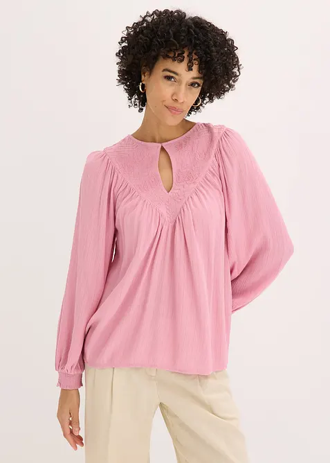 Tunique &agrave; broderie, bonprix