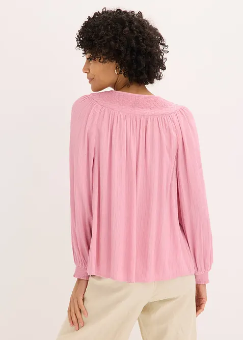 Tunique &agrave; broderie, bonprix