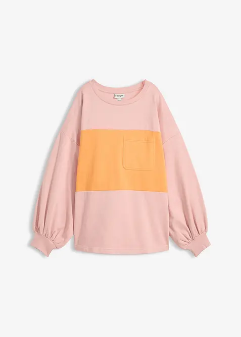 Sweat oversize 100% coton, bonprix