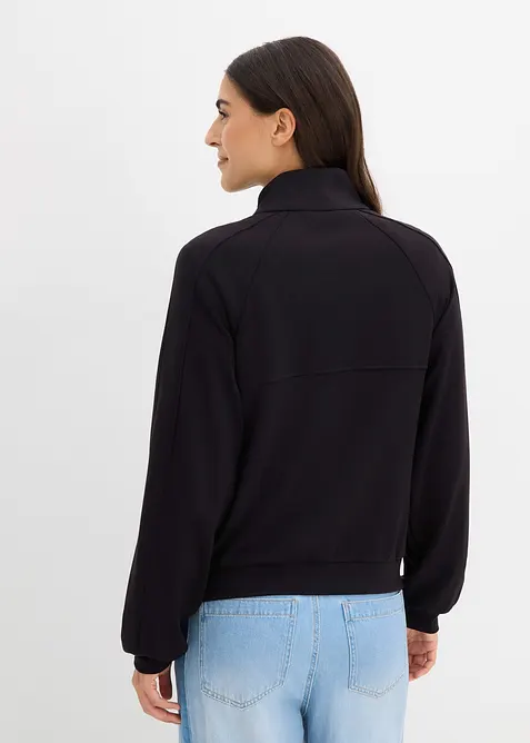 Sweat zipp&eacute; en mati&egrave;re n&eacute;opr&egrave;ne, bonprix