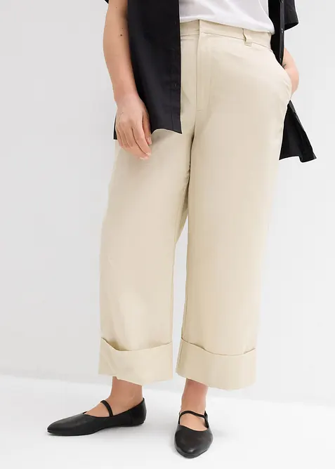 Pantalon chino 100% coton, bonprix