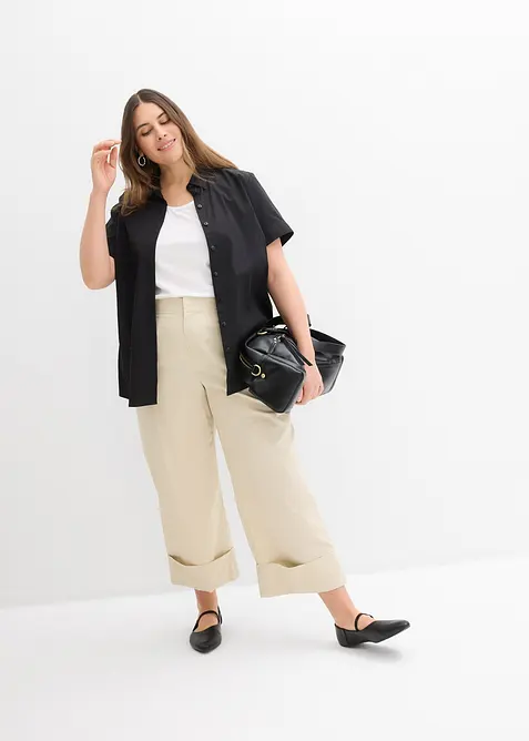 Pantalon chino 100% coton, bonprix