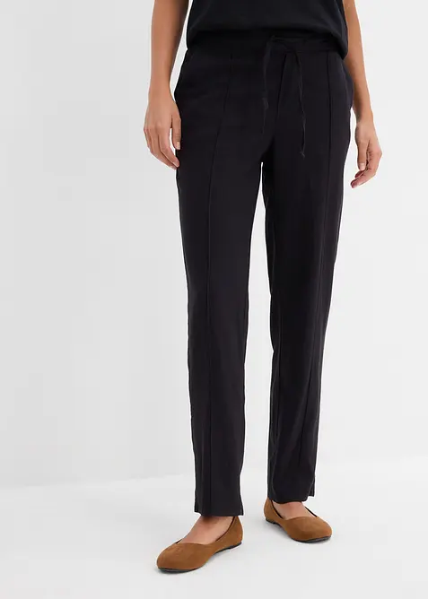 Pantalon en lin m&eacute;lang&eacute;, bonprix