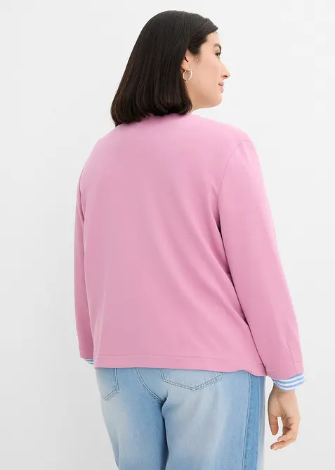 Veste en mati&egrave;re sweat, bonprix