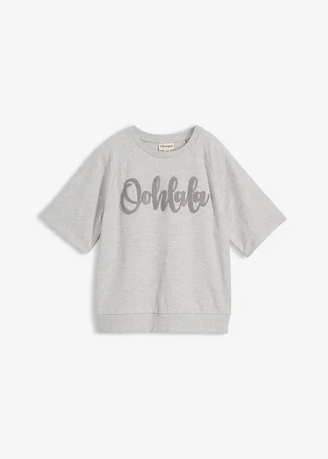 Sweat en coton m&eacute;lang&eacute;, bonprix