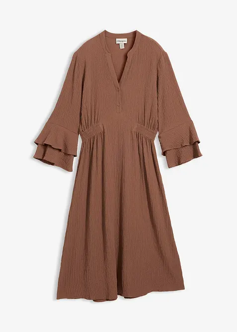 Robe en mati&egrave;re textur&eacute;e, bonprix