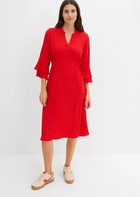 Robe en mati&egrave;re textur&eacute;e, bonprix