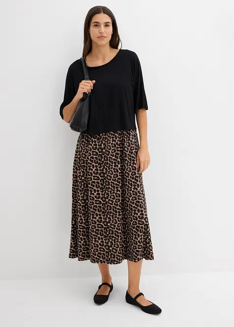 Robe fluide en jersey viscose, bonprix