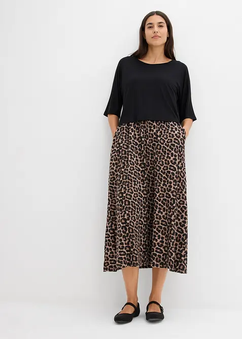 Robe fluide en jersey viscose, bonprix