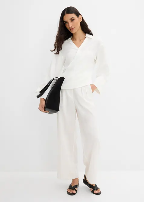 Chemisier asym&eacute;trique, bonprix